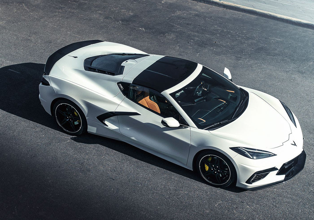 AS FEATURED IN CORVETTEFORUM.COM:  The Racing Sport Concepts C8 Corvette Carbon Fiber Aero Kit
