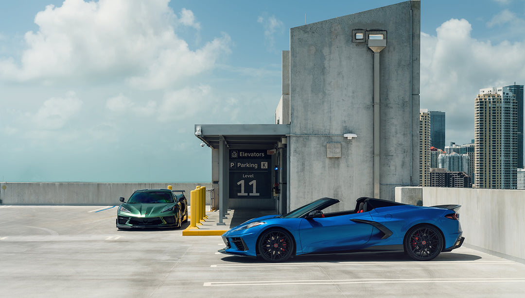 C8 Corvette Racing Sport Concepts Roll Out On Vossen HF-7 Wheels: Video