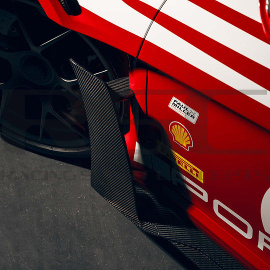 Porsche 992 GT3 RS Carbon Fiber Side Skirts by RSC Close Up
