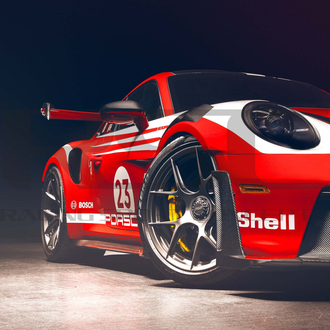 Porsche 992 GT3 RS Carbon Fiber Side Skirts by RSC Close Up