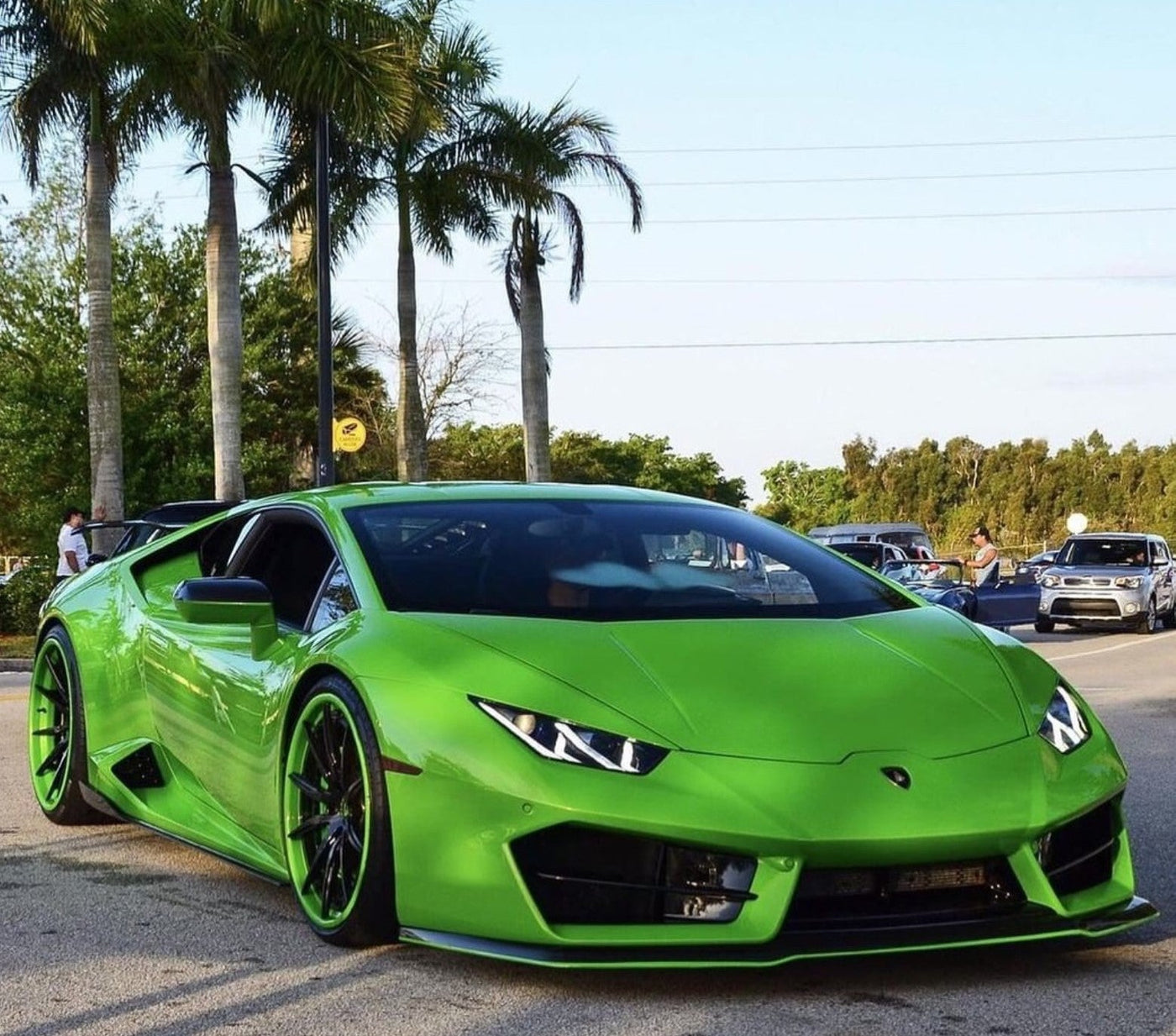 Lp580 Front Splitter For Lamborghini Huracan Carbon Fiber