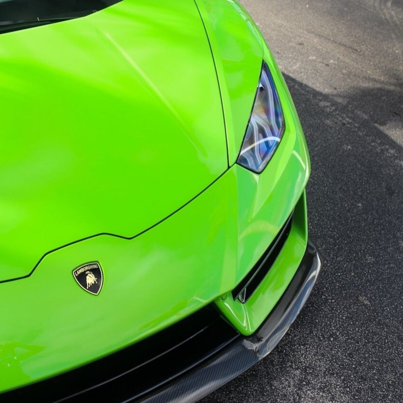 Lp580 Front Splitter For Lamborghini Huracan Carbon Fiber