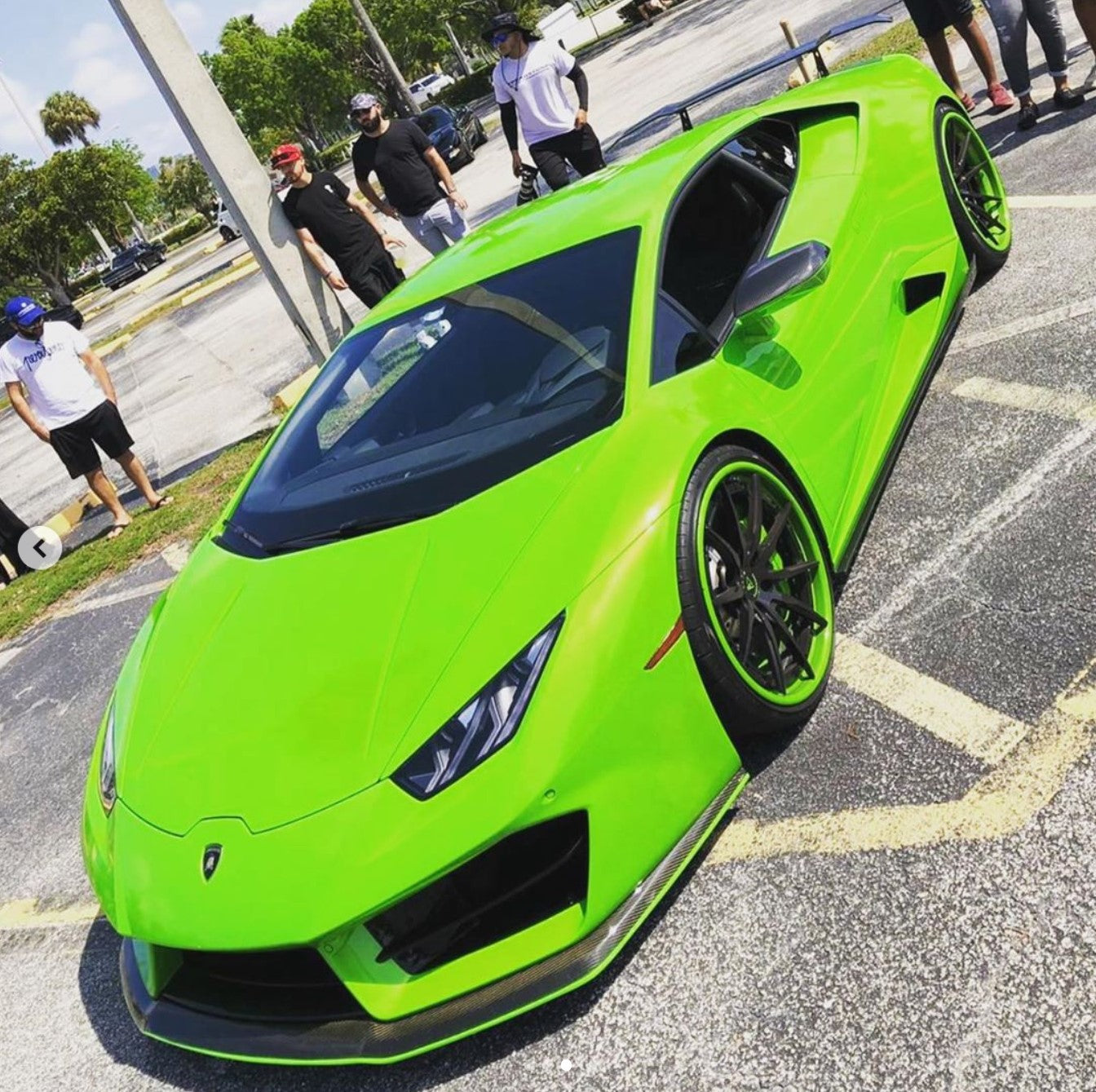 Lp580 Front Splitter For Lamborghini Huracan Carbon Fiber