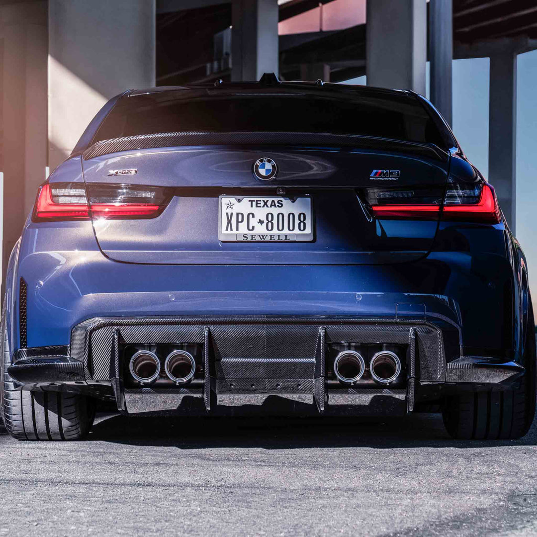 BMW G80 Carbon Fiber Rear Diffuser 