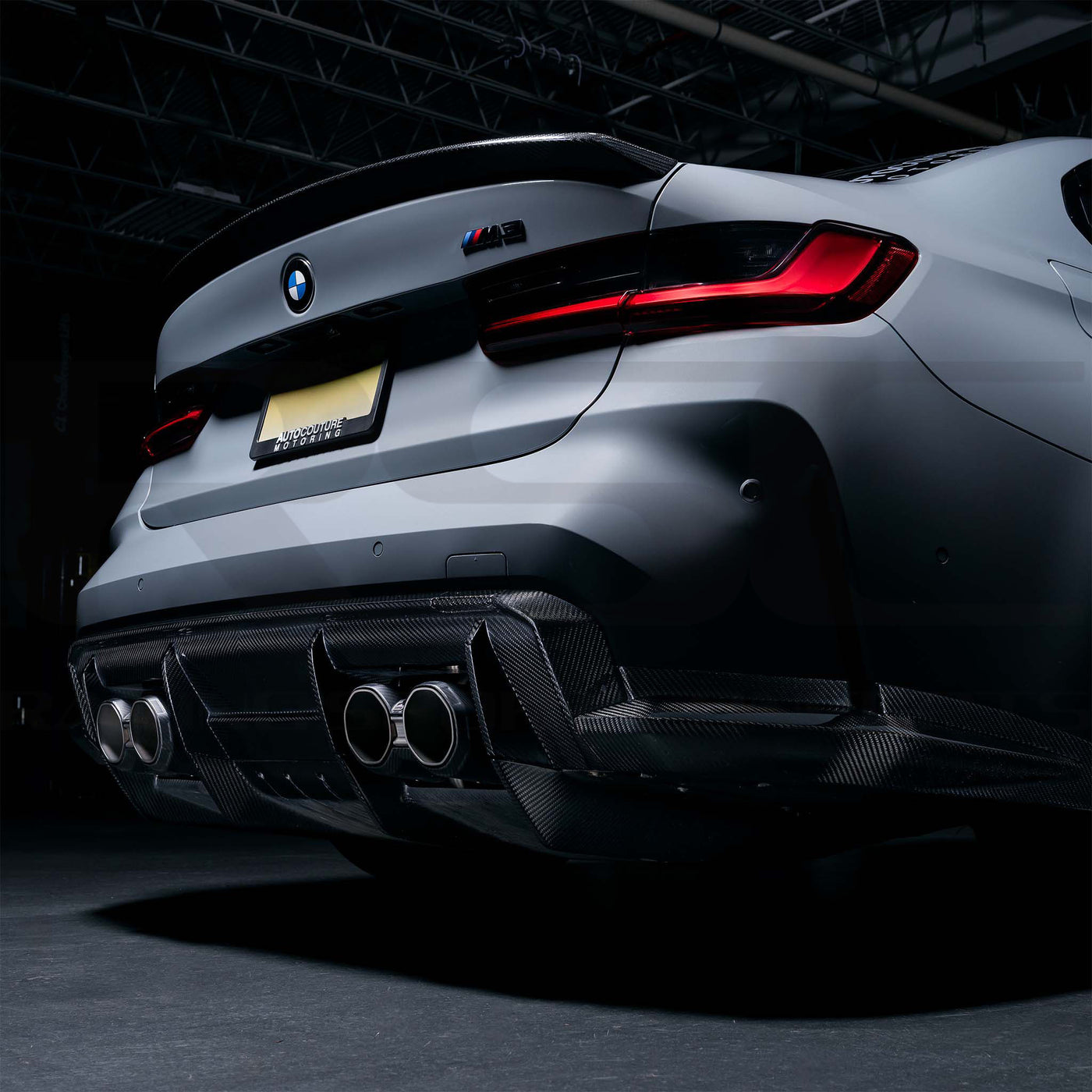 RSC G80 M3 Rear Diffuser | Carbon Fiber | 7 Piece Rear Diffuser Kit for ...