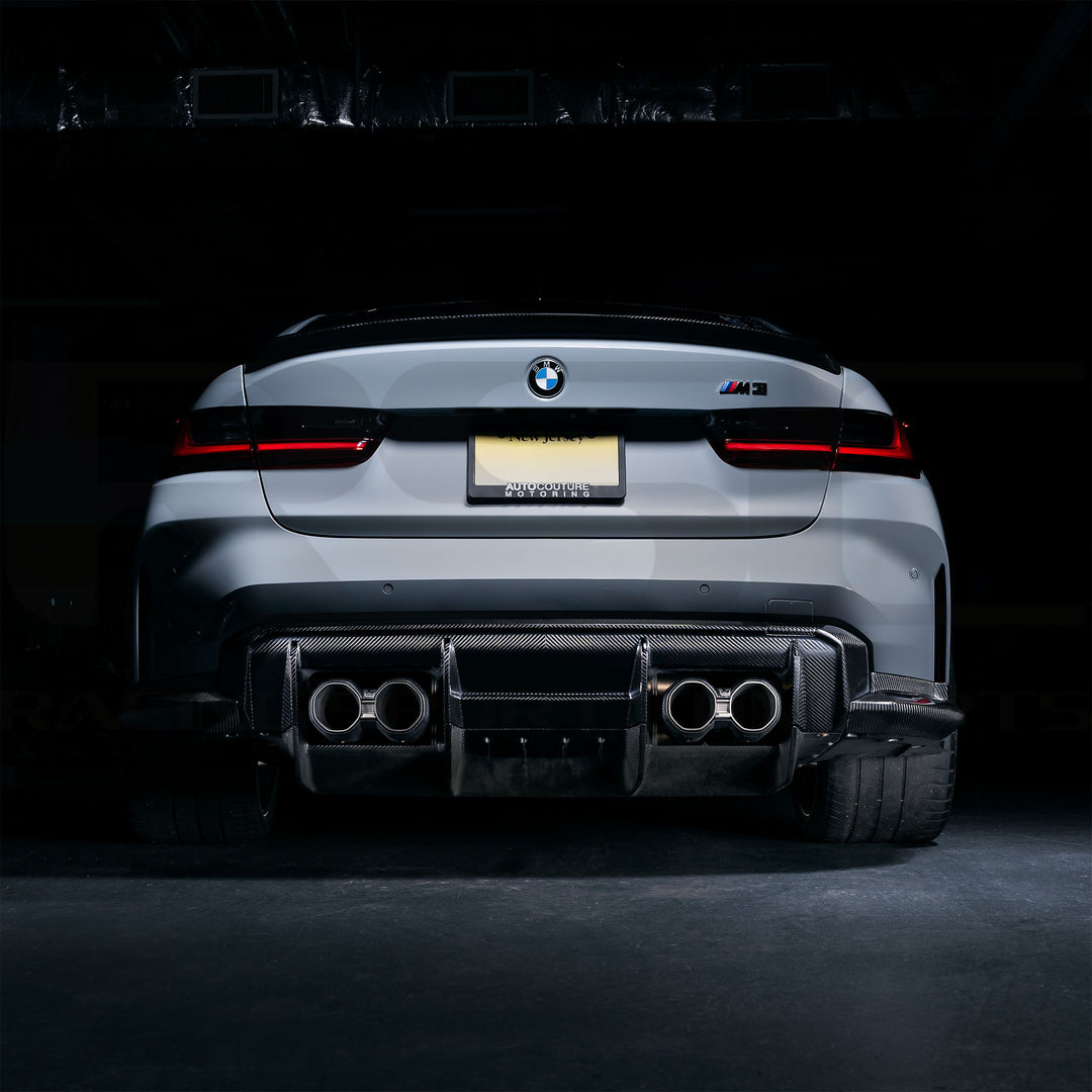 RSC G80 M3 Carbon Fiber Rear Diffuser Rear Shot for BMW m3