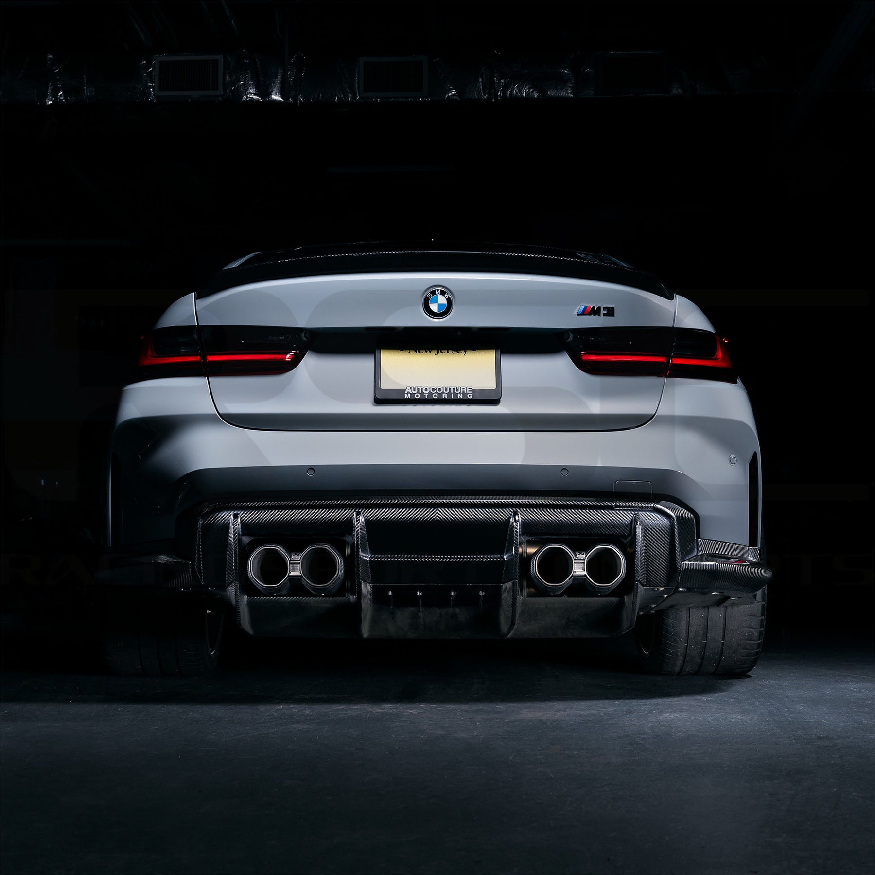 RSC G80 M3 Rear Diffuser | Carbon Fiber | 7 Piece Rear Diffuser Kit for ...