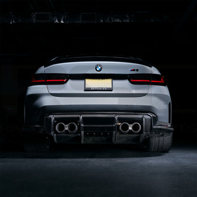 RSC G80 M3 Carbon Fiber Rear Diffuser Rear Shot for BMW m3