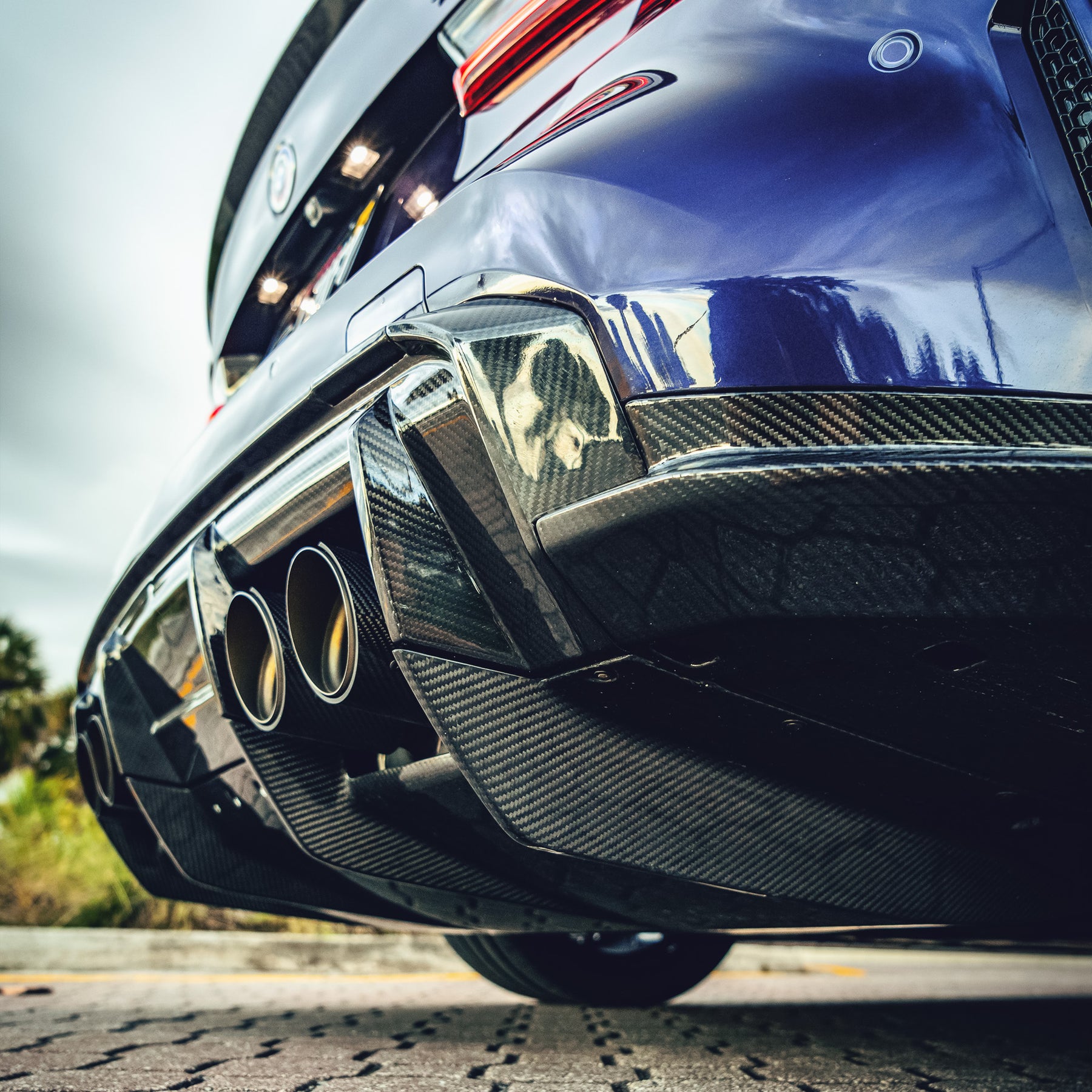 RSC G80 M3 Rear Diffuser | Carbon Fiber | 7 Piece Rear Diffuser Kit for ...