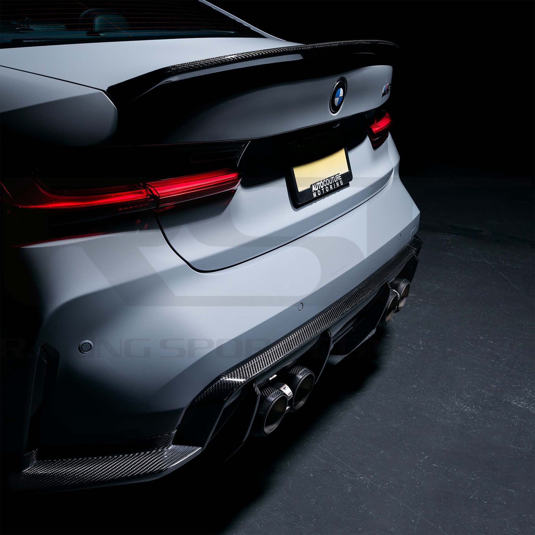 RSC G80 M3 Rear Diffuser | Carbon Fiber | 7 Piece Rear Diffuser Kit for ...