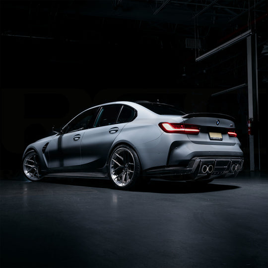 M3 Rear Diffuser | 7 Piece Kit Carbon Fiber | BMW G80 M3