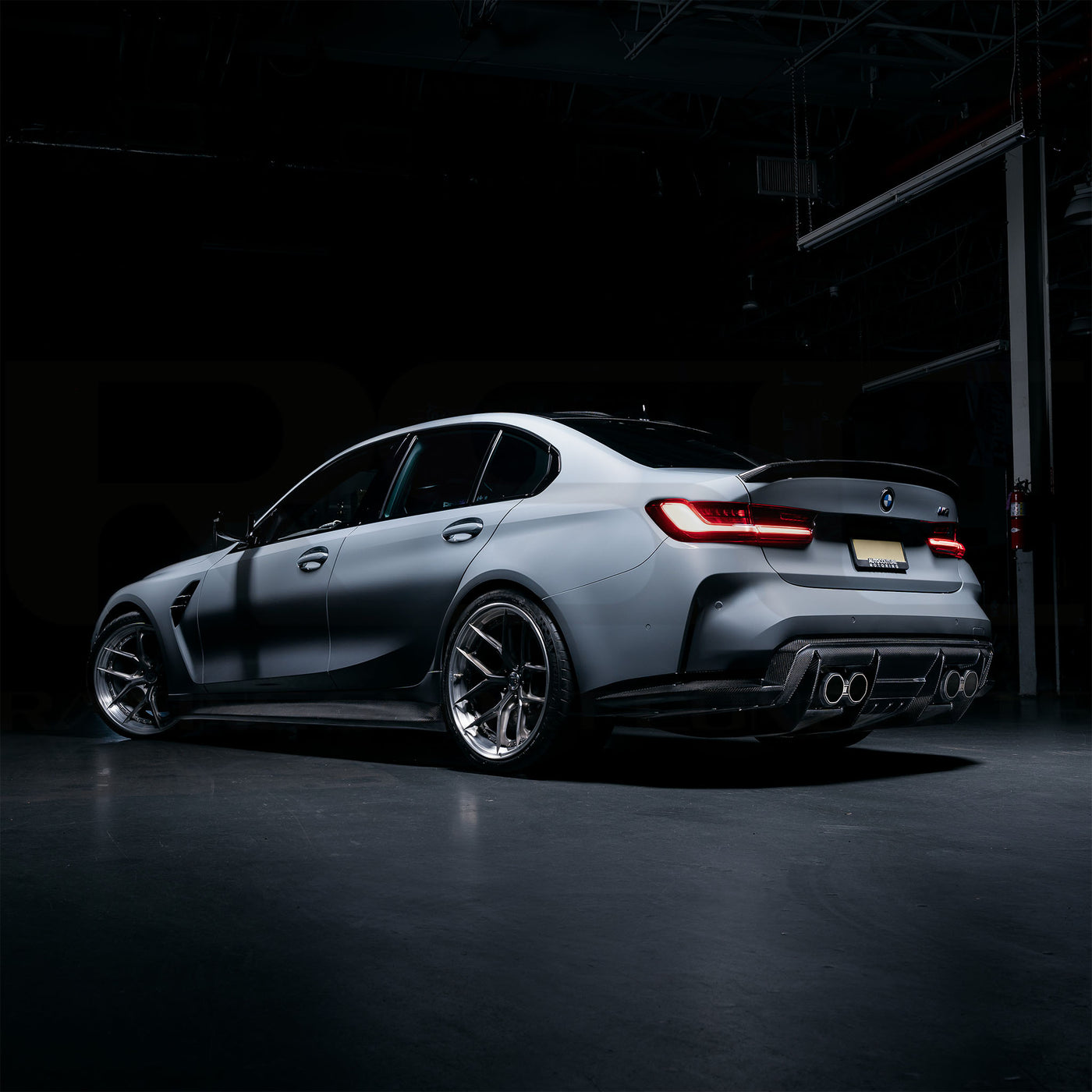 M3 Rear Diffuser | 7 Piece Kit | Carbon Fiber | BMW G80 M3