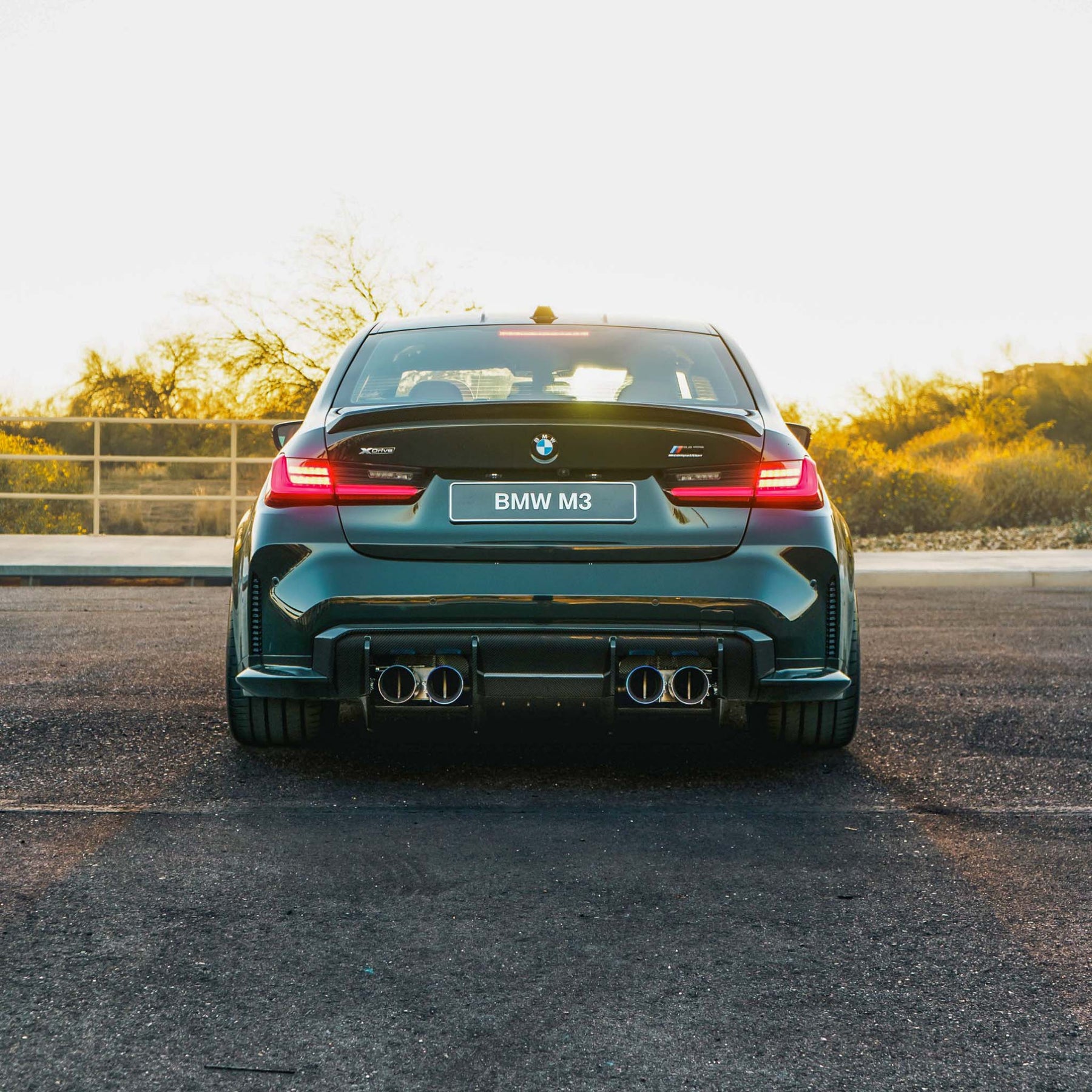 RSC G80 M3 Rear Diffuser | Carbon Fiber | 7 Piece Rear Diffuser Kit for ...