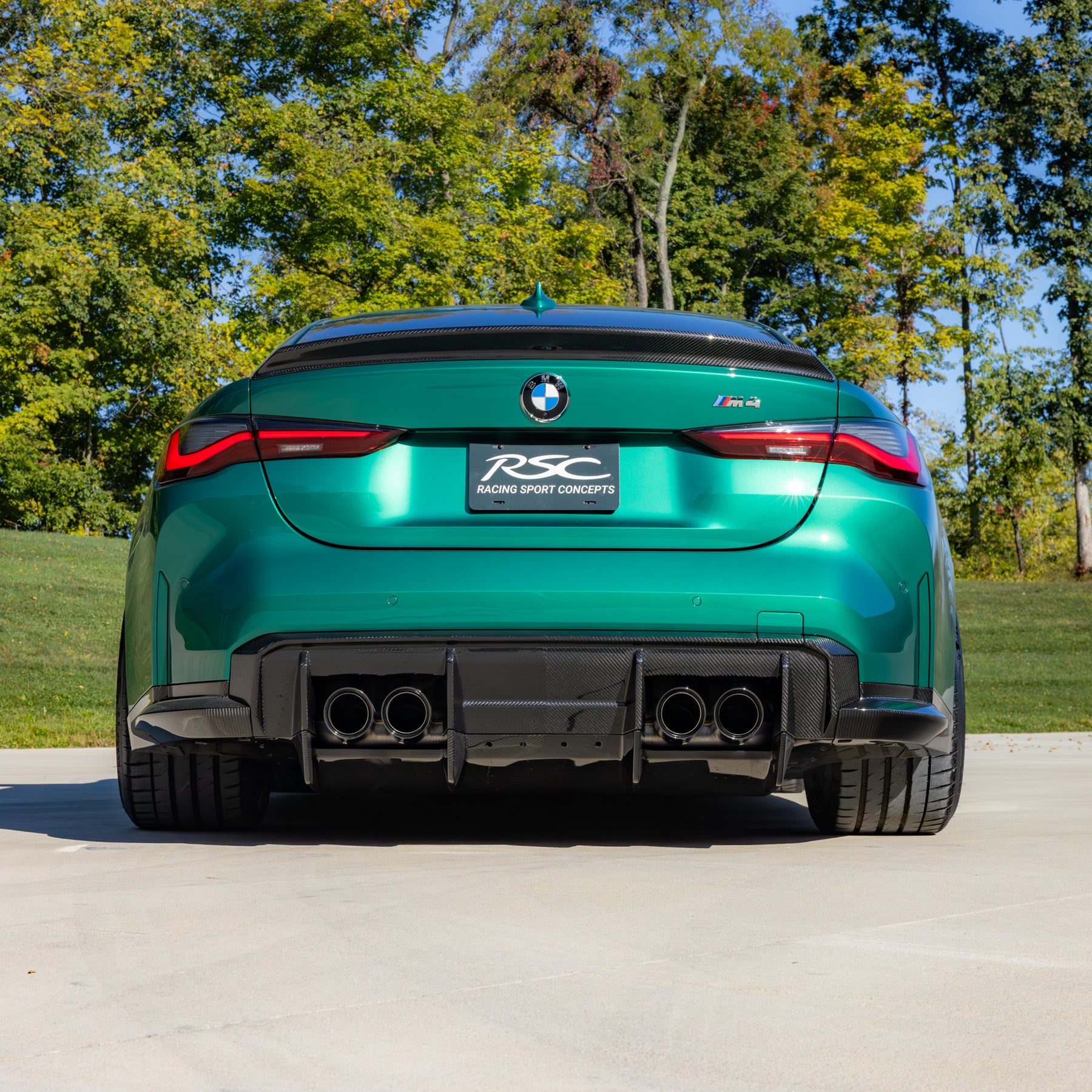 RSC G82 M4 Rear Diffuser | Carbon Fiber | 7 Piece Rear Diffuser Kit for ...