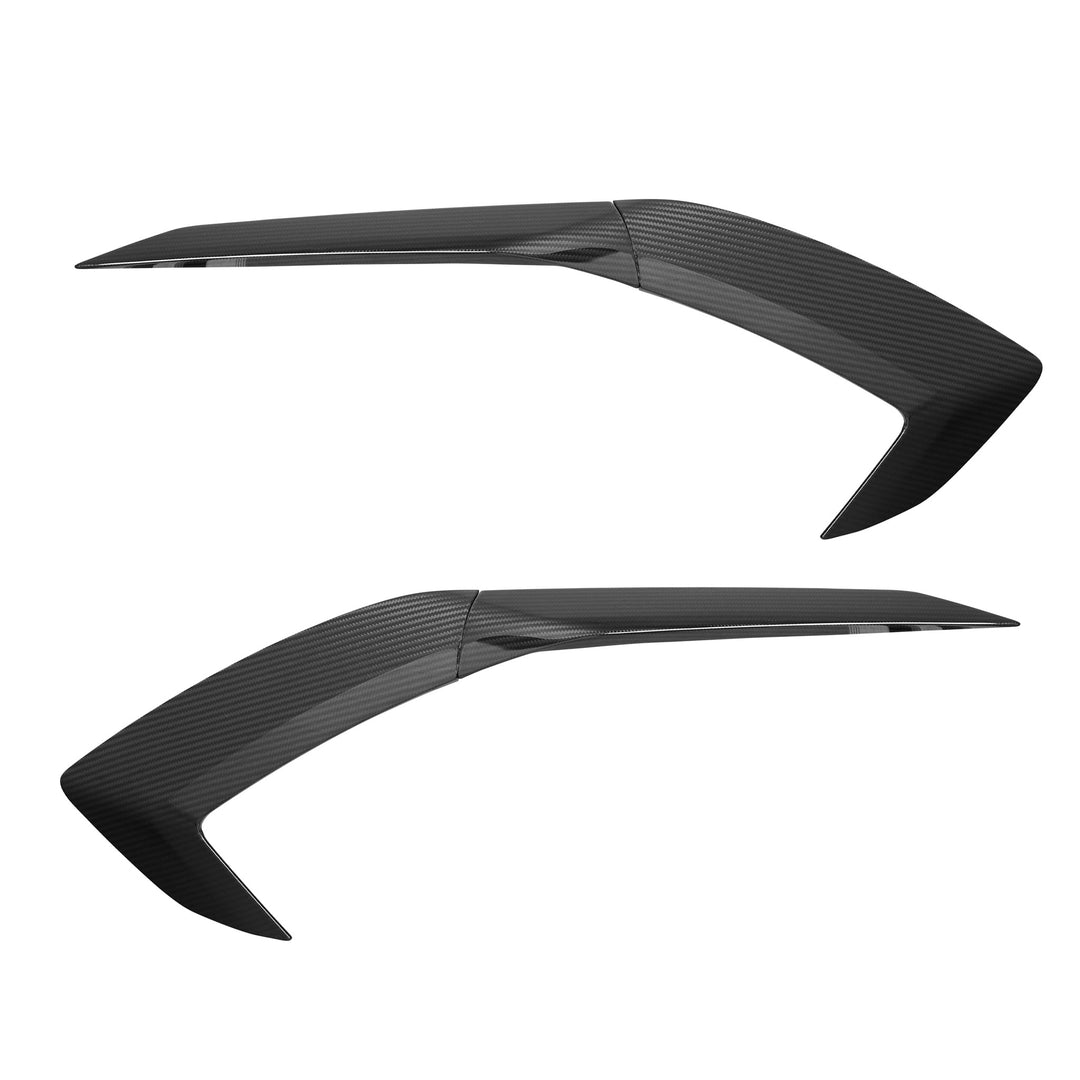 Carbon Fiber Boomerangs - Engine Intake Side Vents For C8 Corvette Trim