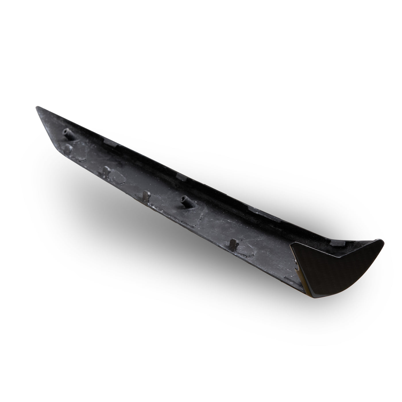Carbon Fiber Boomerangs - Engine Intake Side Vents For C8 Corvette Trim reverse side with attachment points