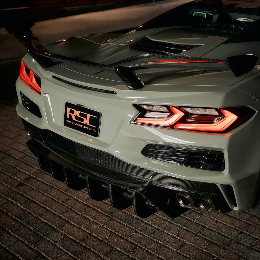 ST 2pc Diffuser | Carbon Fiber | for C8 Corvette Stingray by RSC ...