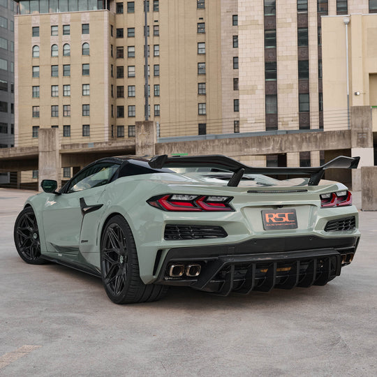 C8 Corvette E-Ray with Carbon Fiber Aero Kit Racing Sport Concepts ST Diffuser