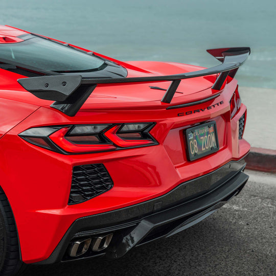 Corvette C8 High Wing Spoiler | Carbon Fiber | Corvette C8