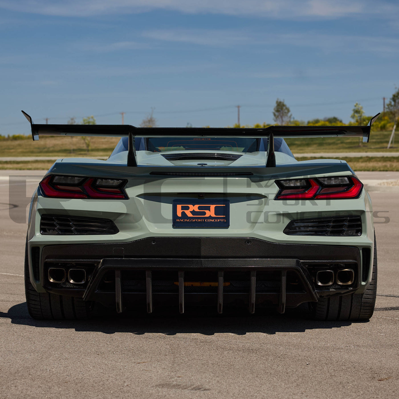 Corvette C8 ZR1.1 Wing – Carbon Fiber Aero by Racing Sport Concepts