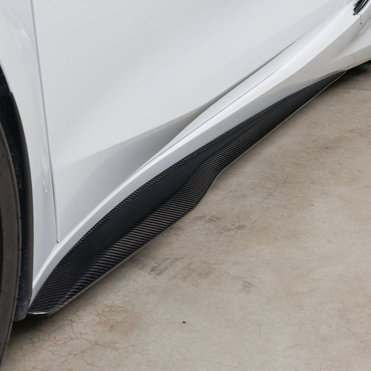Corvette C8 Z06 Carbon Fiber Side Skirts by Racing Sport Concepts