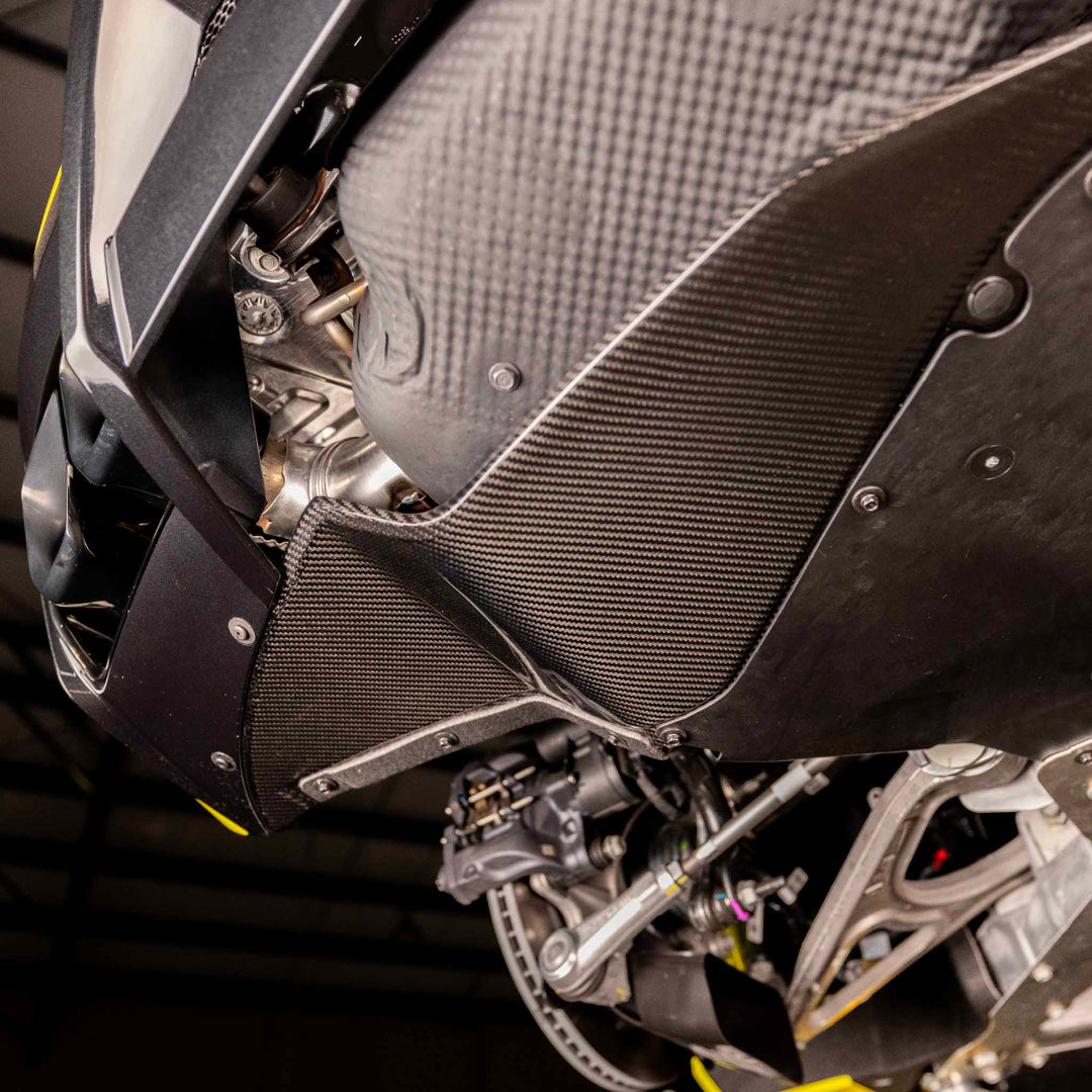 Lower Diffuser Trim Panel | Carbon Fiber | Fits Corvette C8 Stingray, Z06, E-Ray, &amp; ZR1