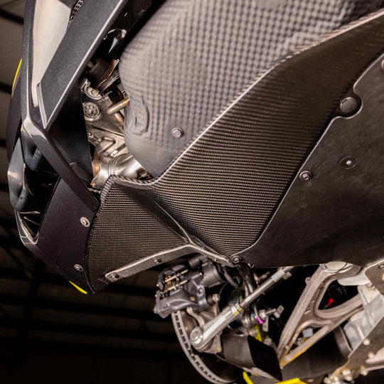 Lower Diffuser Trim Panel | Carbon Fiber | Fits Corvette C8 Stingray, Z06, E-Ray, &amp; ZR1