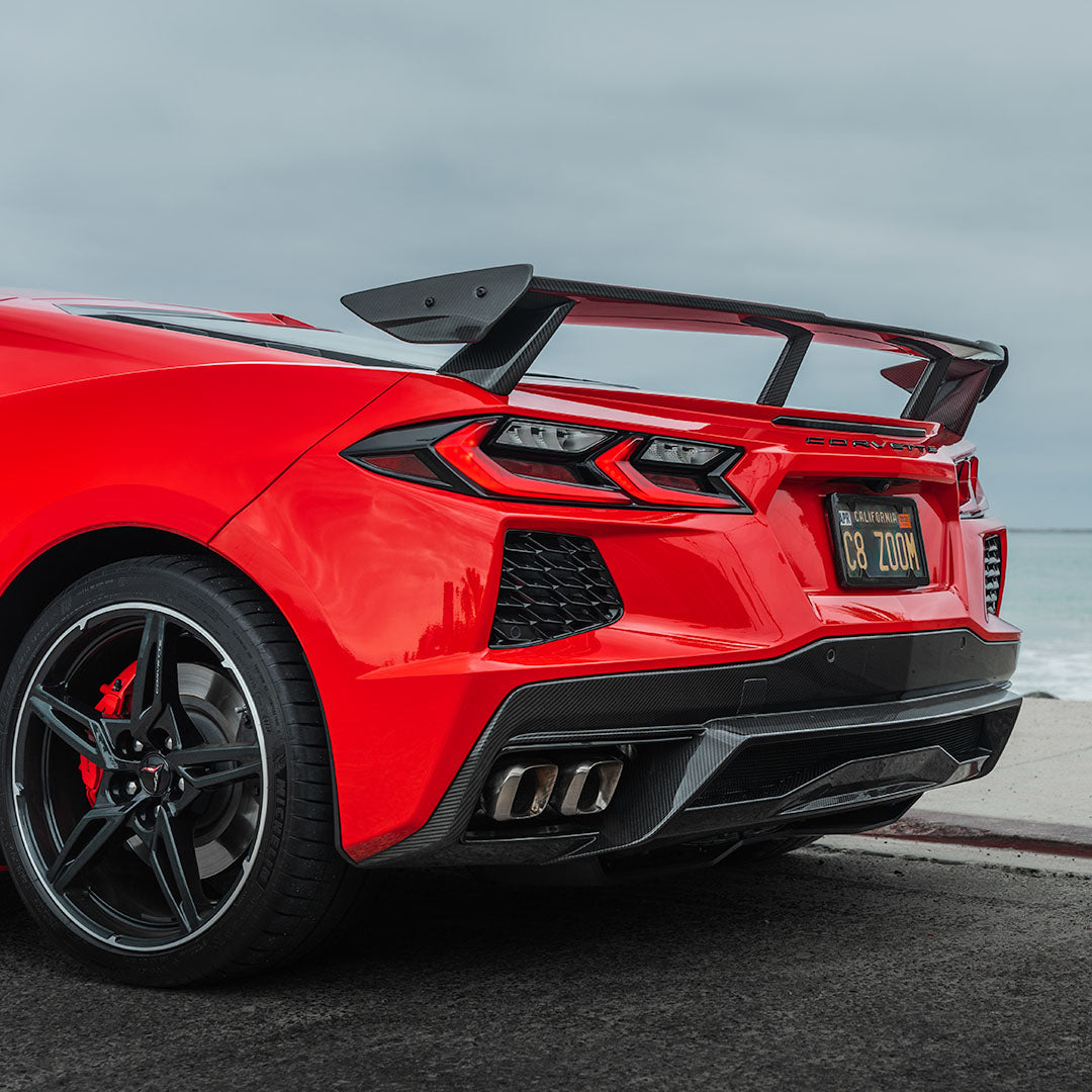 Corvette C8 Carbon Fiber Diffusers by Racing Sport Concepts