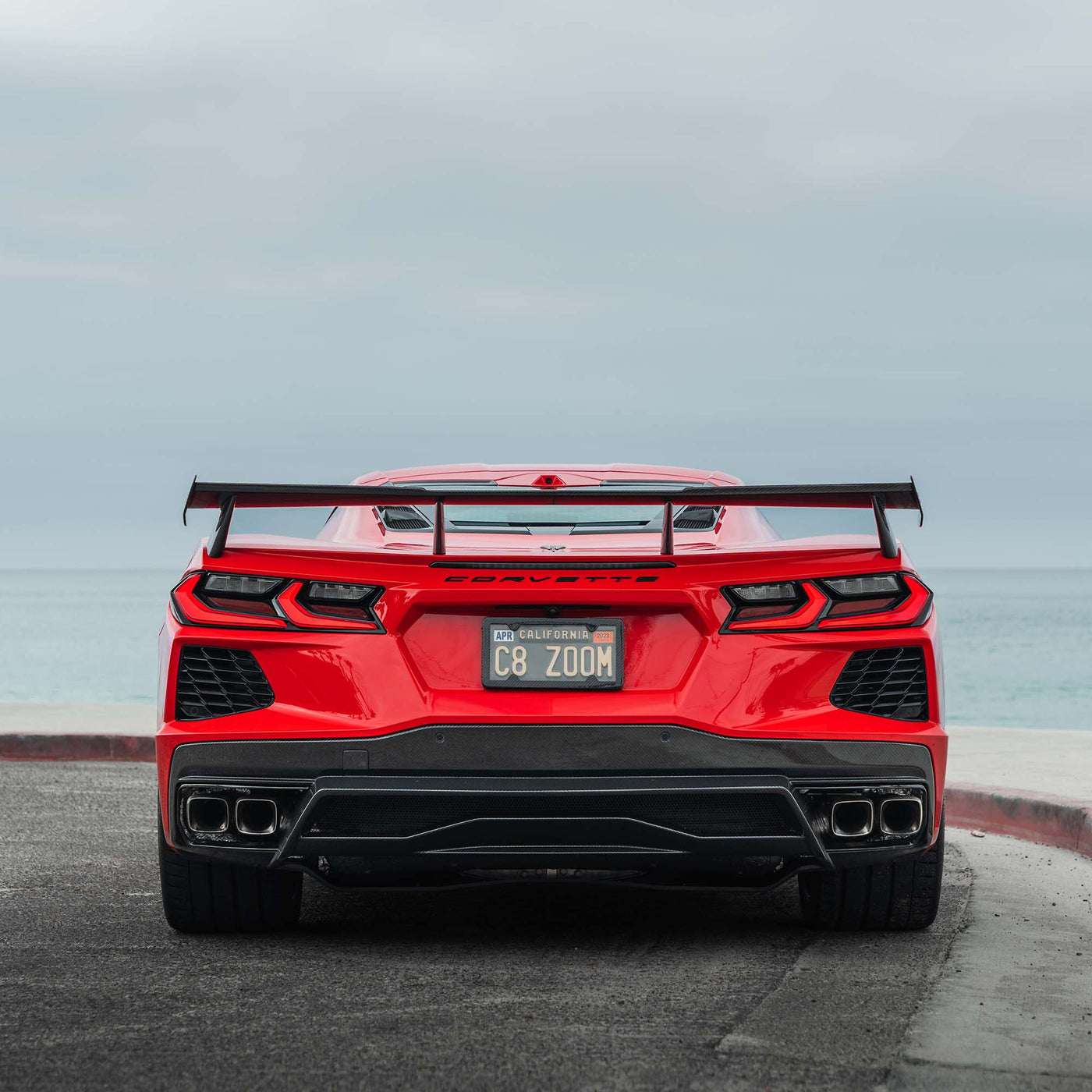 Corvette C8 Carbon Fiber Diffusers by Racing Sport Concepts