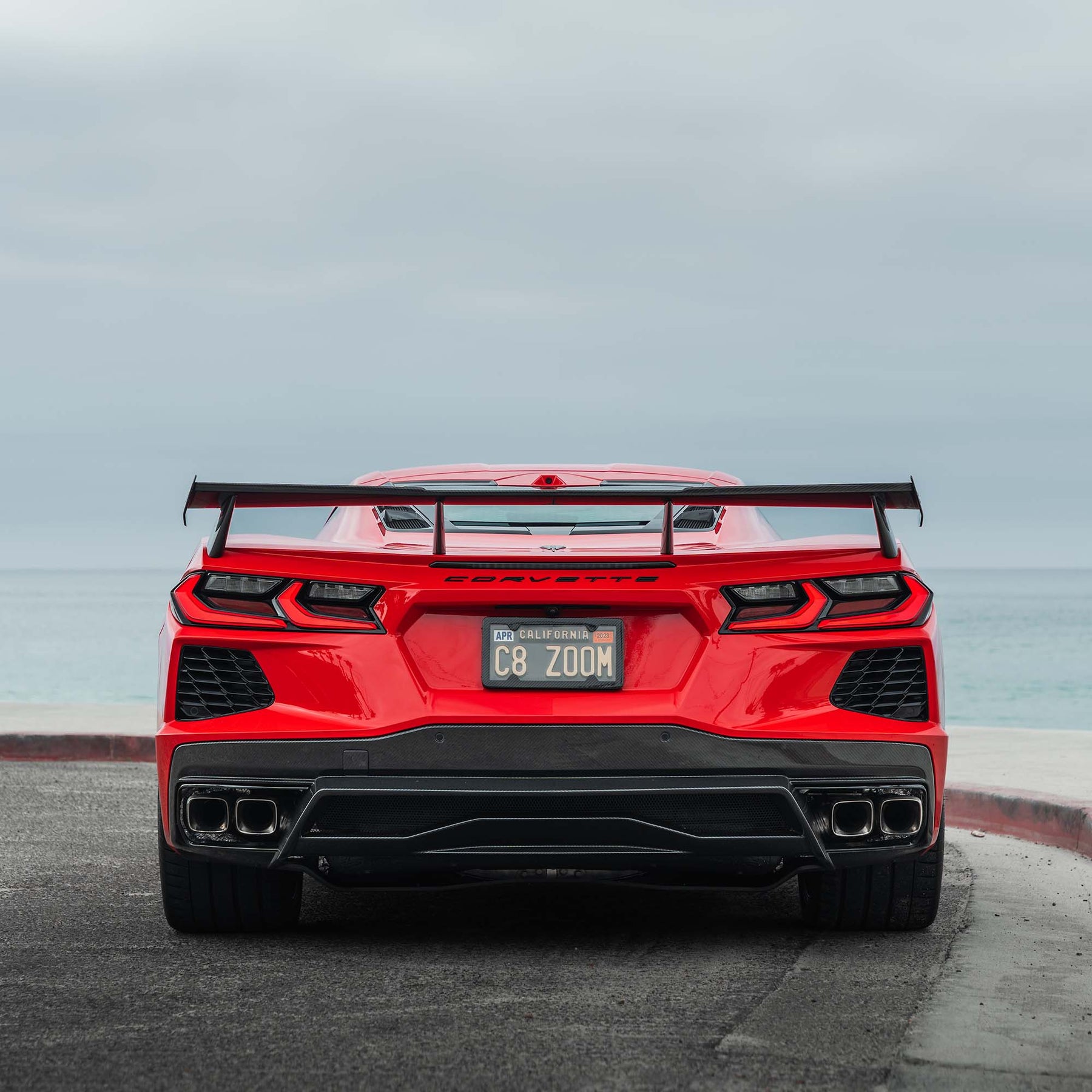 Corvette C8 Carbon Fiber Diffusers by Racing Sport Concepts