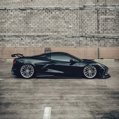 Side view of Carbon Fiber Corvette Wing