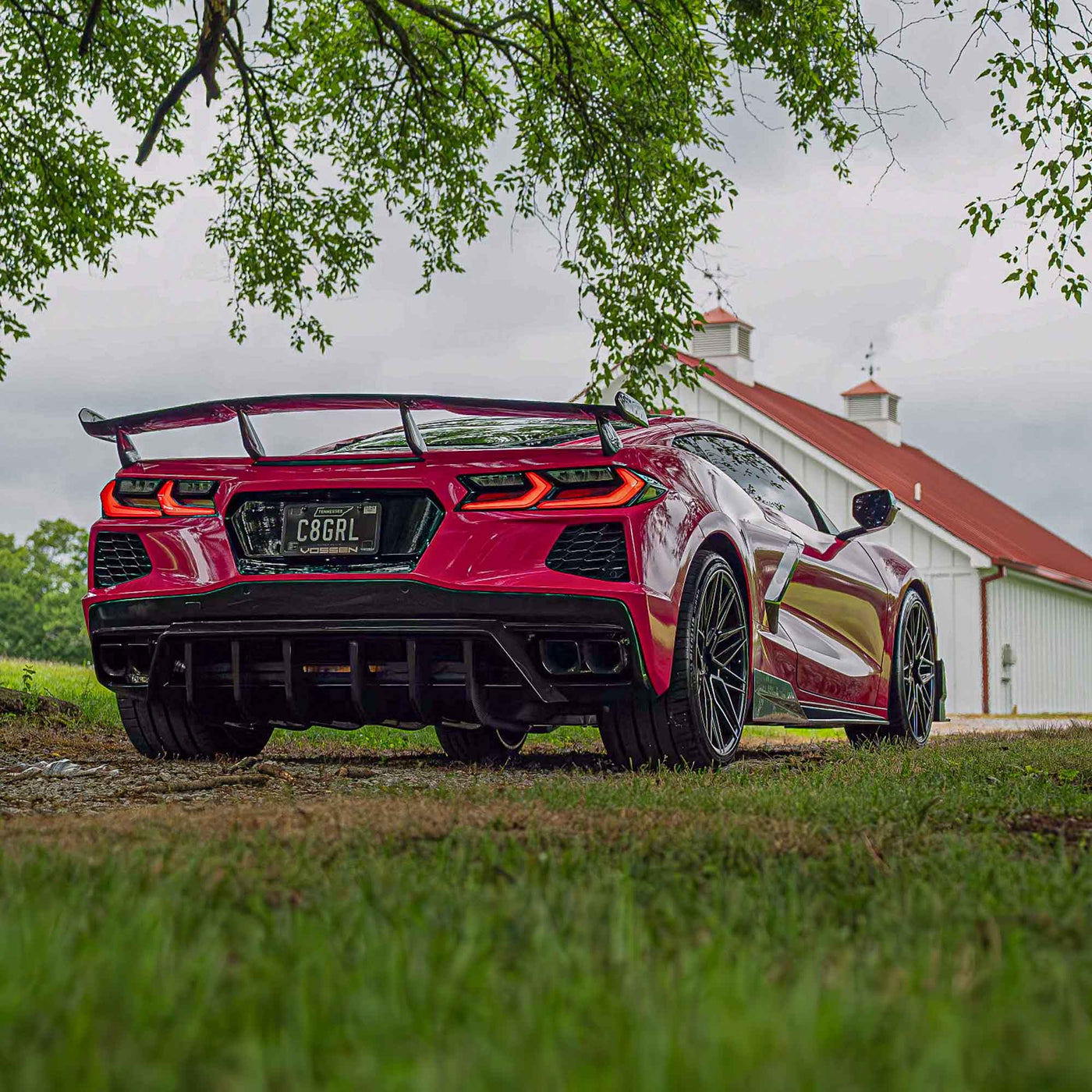 C8 Corvette Carbon Fiber Rear Wing