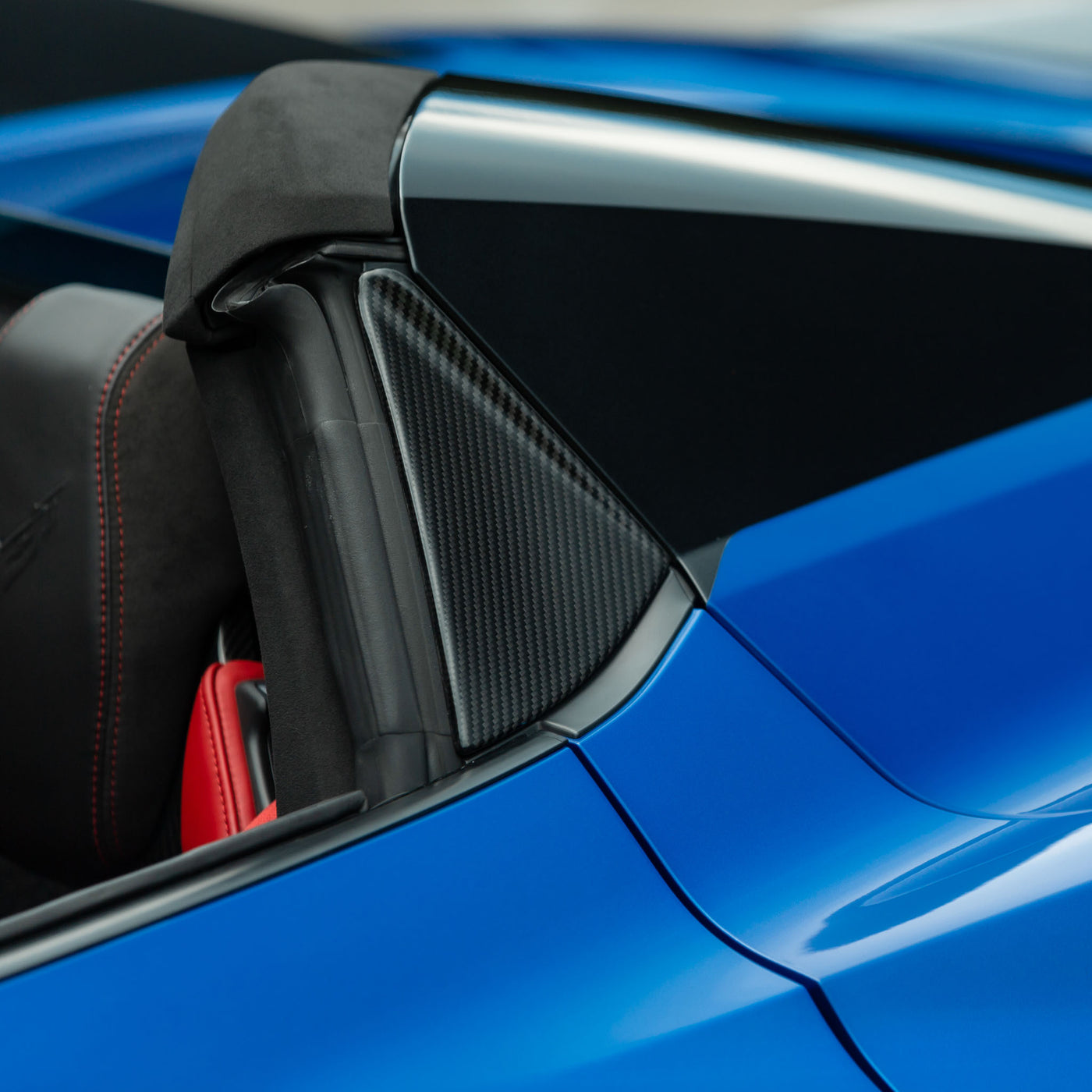 C8 Convertible Carbon Fiber Trim