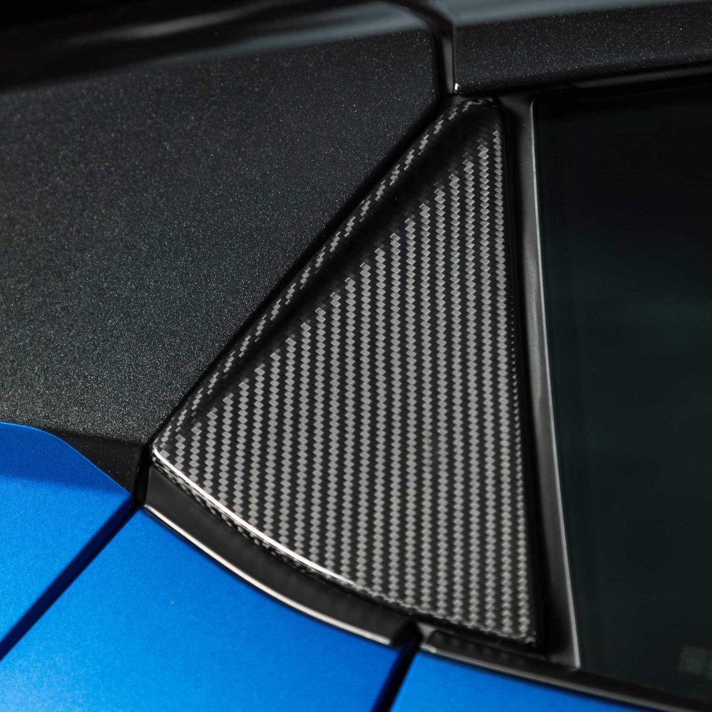 Carbon Fiber B Pillar Covers for C8 Corvette Convertible