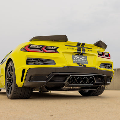 Z06 Carbon Fiber Wicker Extensions by RSC for C8 Corvette Z06