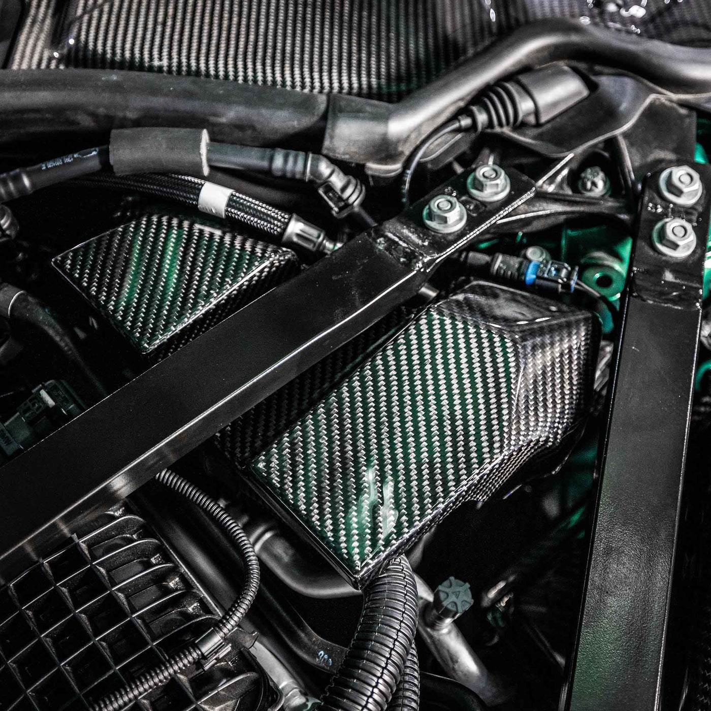 G8X Engine Bay Kit | Carbon Fiber | 6 Piece Package | BMW M3 & M4