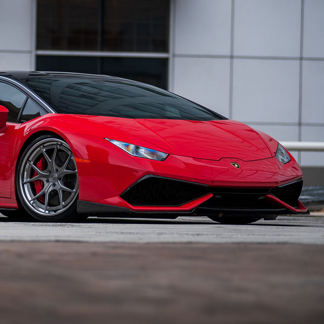 Front View Huracan Eyelid Trim Pieces