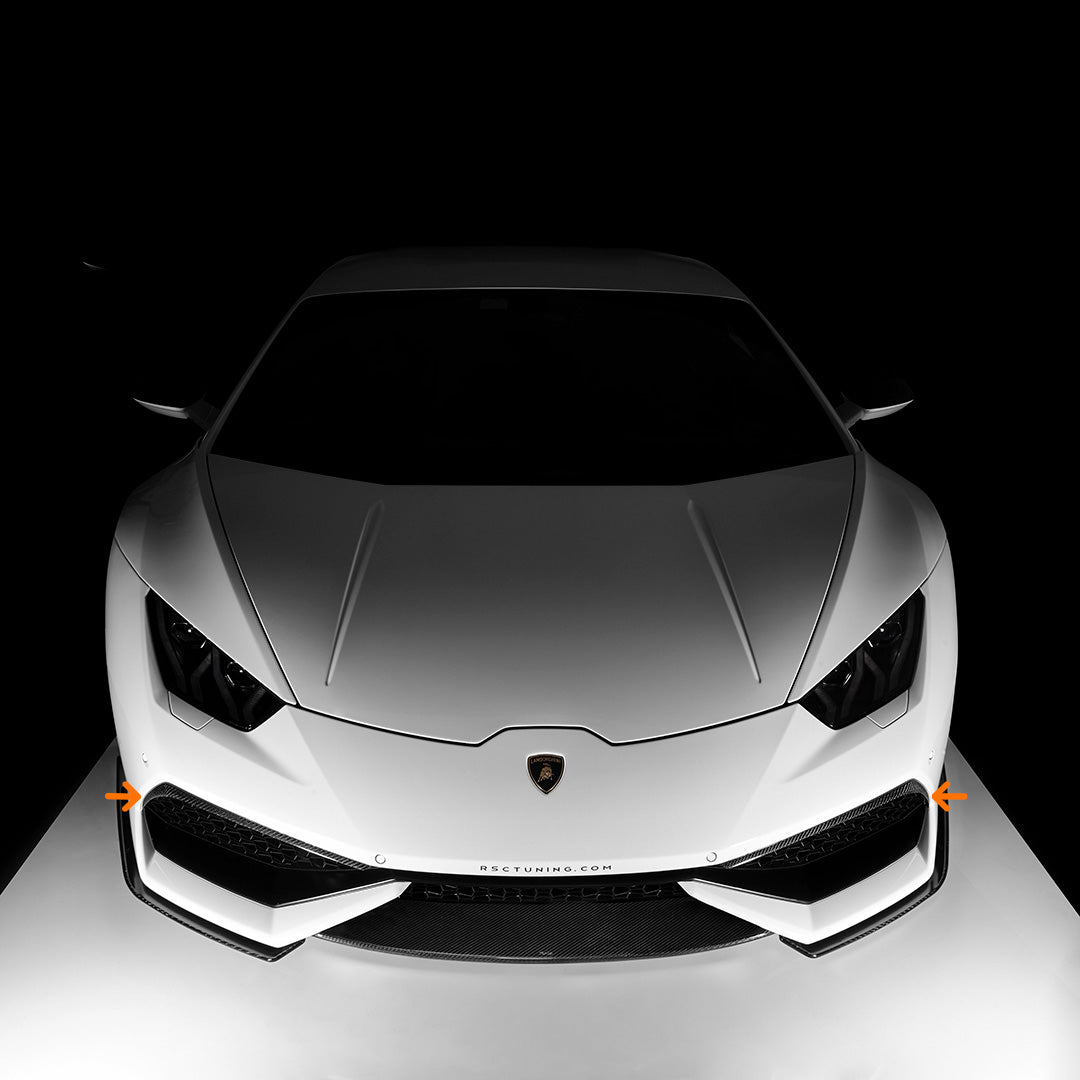 Huracan Carbon Fiber Intake Trim Eyelids