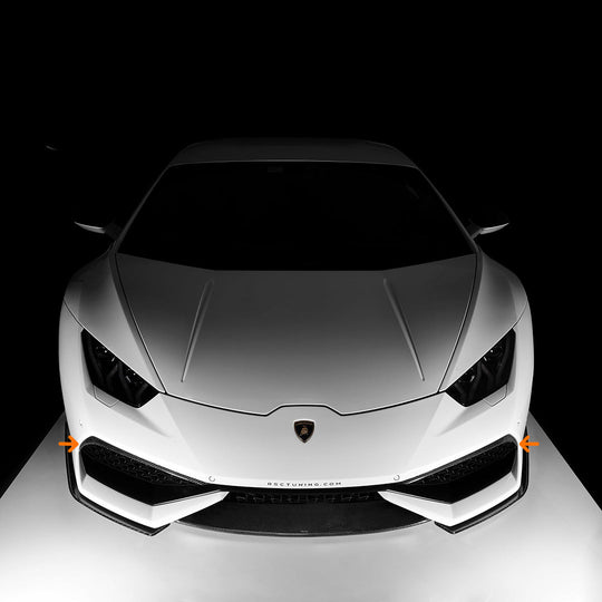 Huracan Carbon Fiber Intake Trim Eyelids