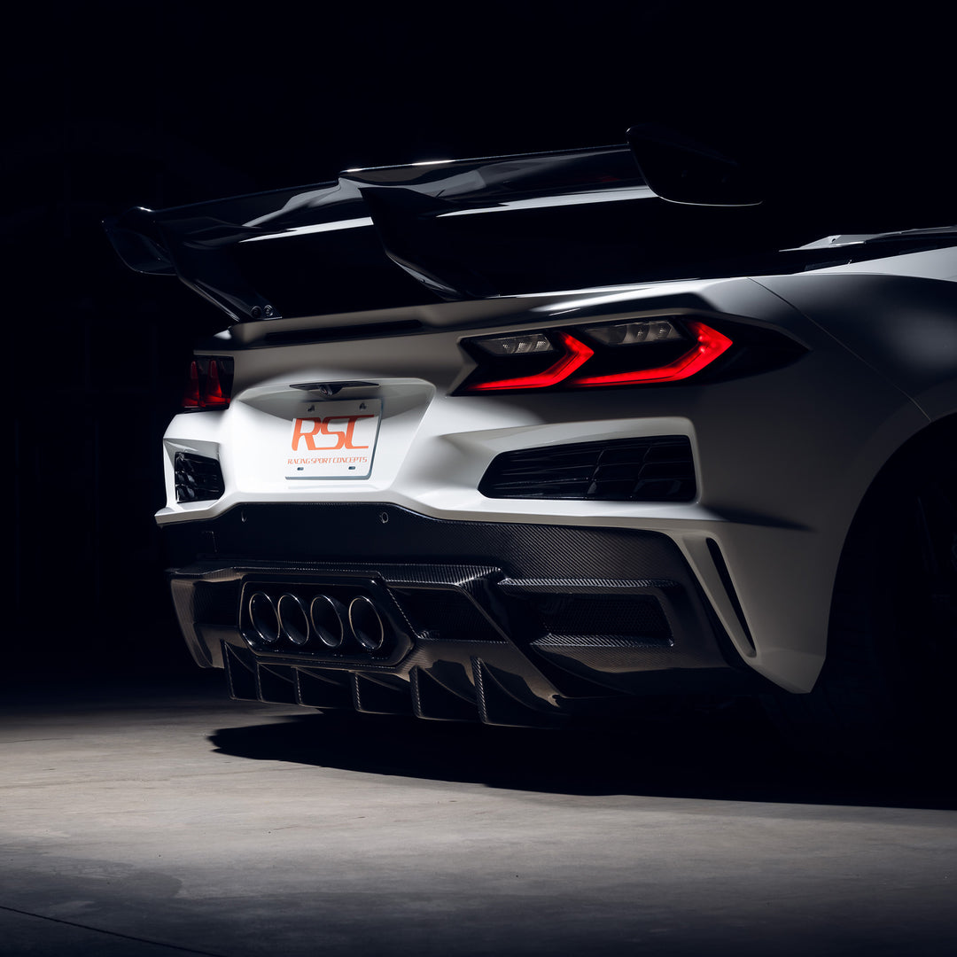 RSC Z08 Rear Wing | Carbon Fiber | Corvette C8 Z06 &amp; E-Ray