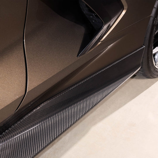 GT Side Skirts | Carbon Fiber | Corvette C8