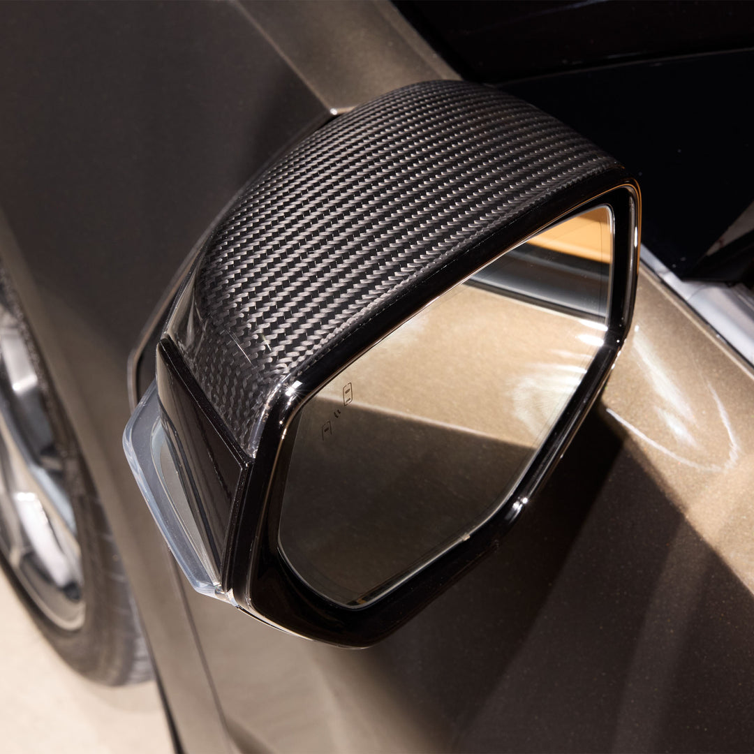 C8 Corvette Carbon Fiber Mirror Cap Replacements