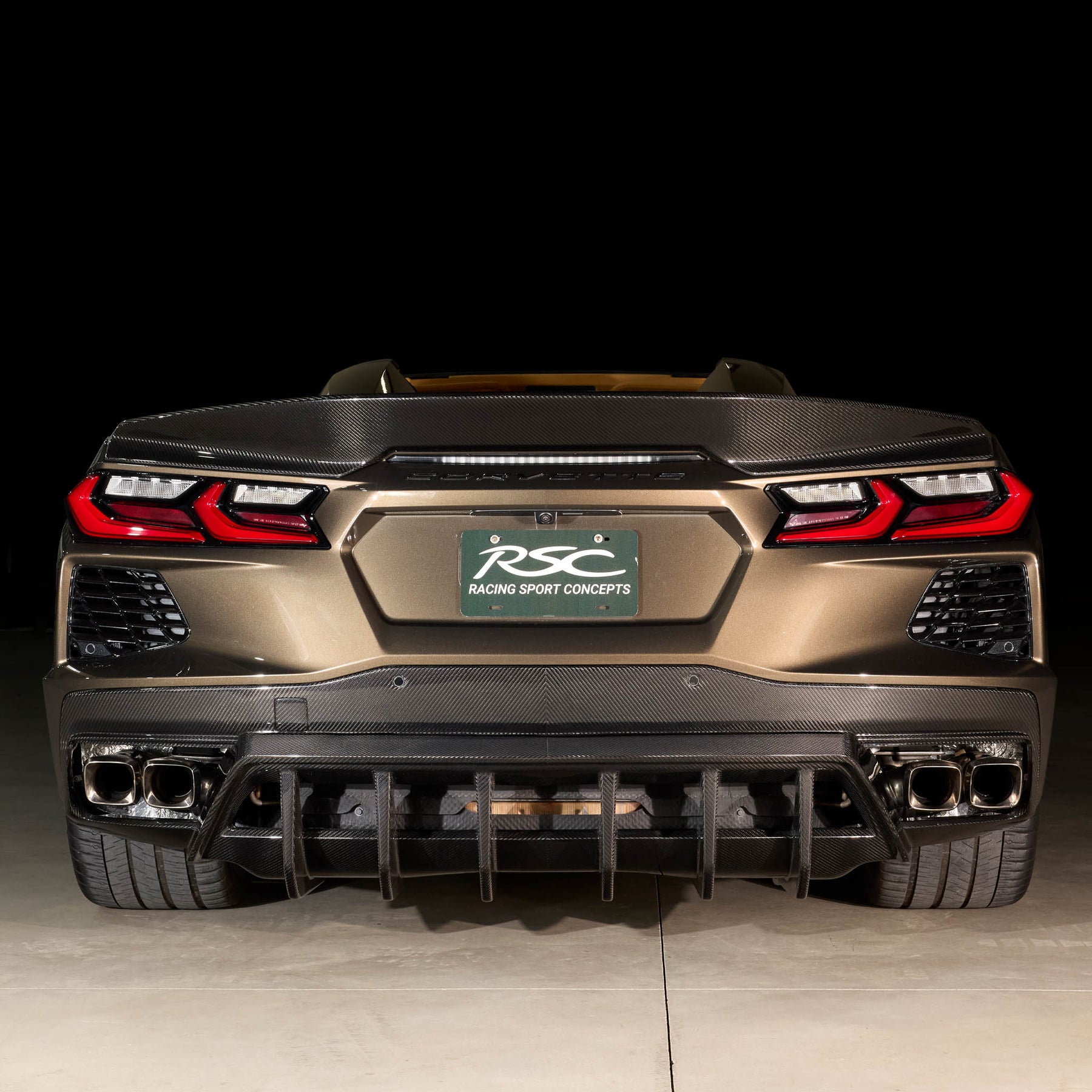ST 2pc Diffuser | Carbon Fiber | for C8 Corvette Stingray by RSC ...