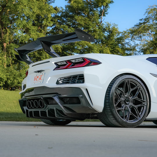 "GTZ" Rear Diffuser | Carbon Fiber | Corvette C8 Z06 &amp; ZR1