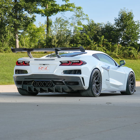 "GTZ" Rear Diffuser | Carbon Fiber | Corvette C8 Z06 &amp; ZR1