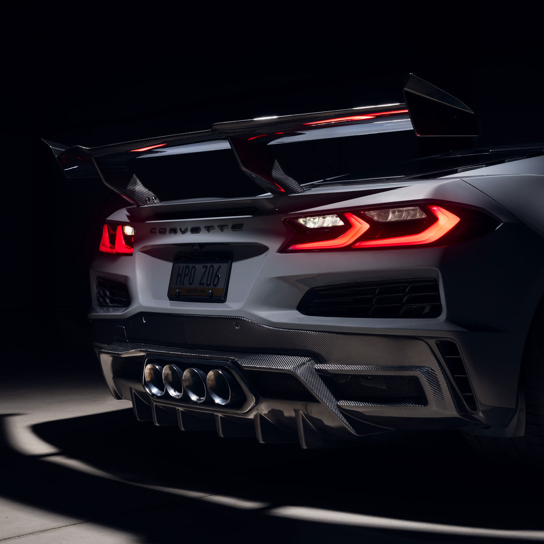 Corvette Concept Rear Carbon Fiber Rear Diffuser for Corvette C8 Z06 & ZR1 – Racing Sport ...