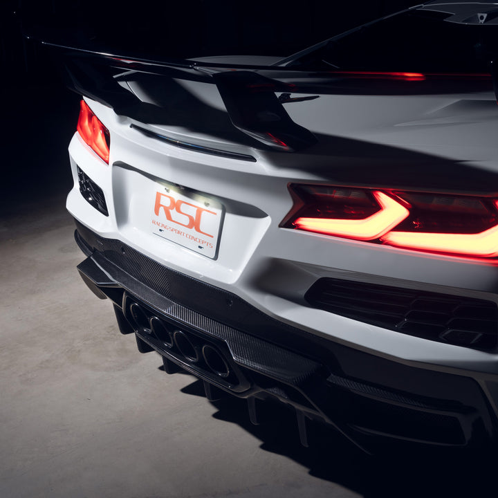 Carbon Fiber Rear Diffuser for Corvette C8 Z06 & ZR1 – Racing Sport ...