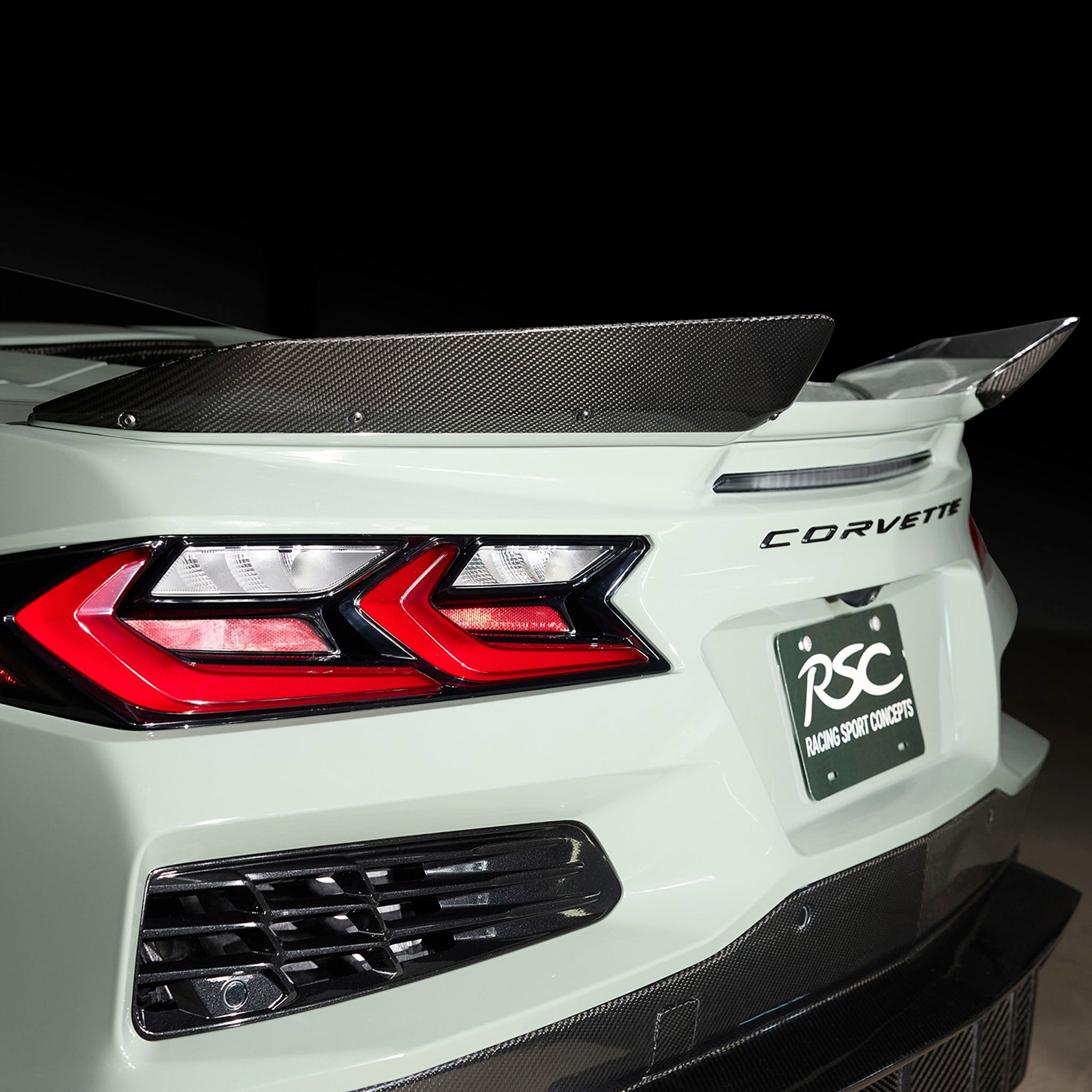 C8 Z06 Spoiler Wicker Extensions by RSC – Racing Sport Concepts