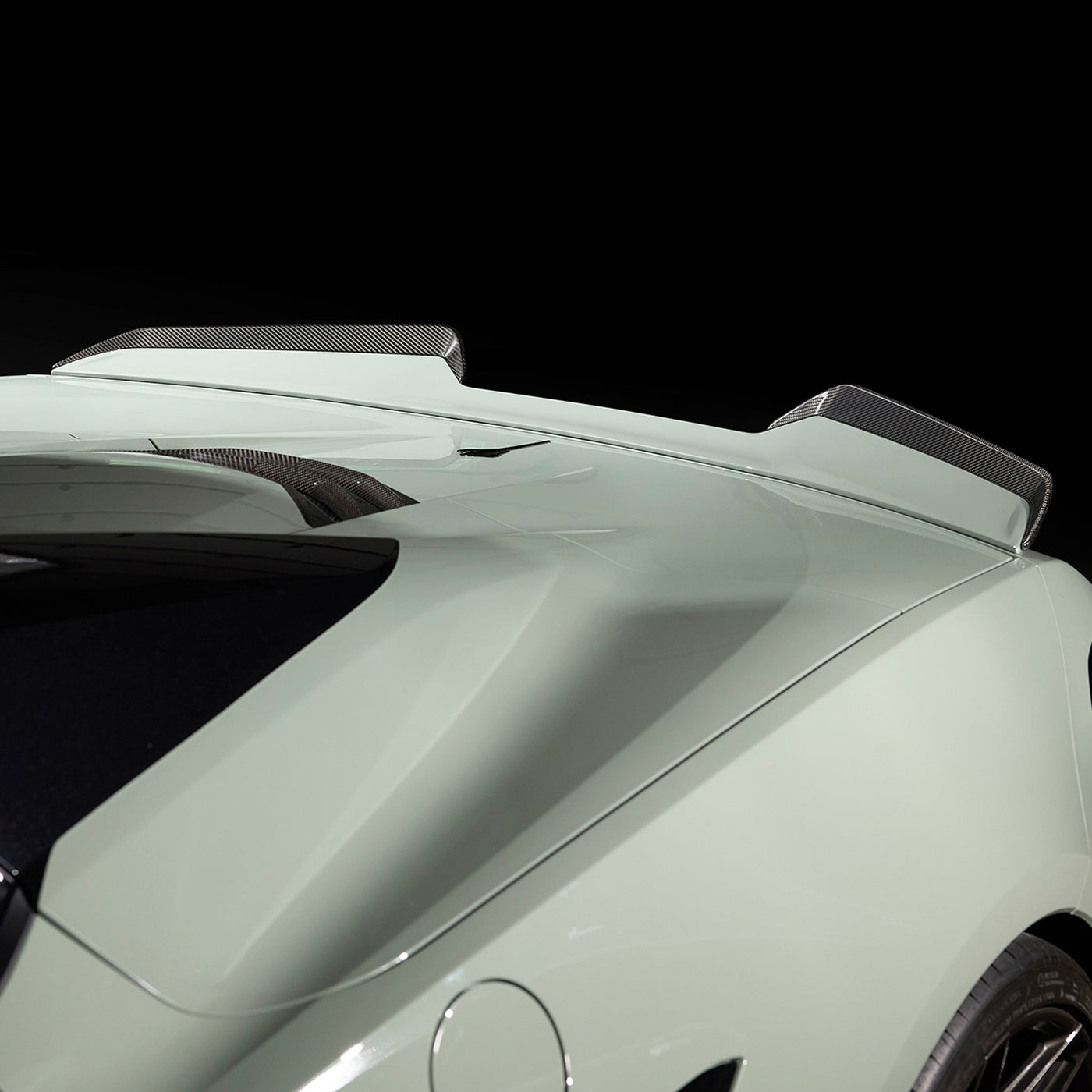 Racing Sport Concepts Corvette C8 Z06 Wicker Bill Extensions Carbon Fiber
