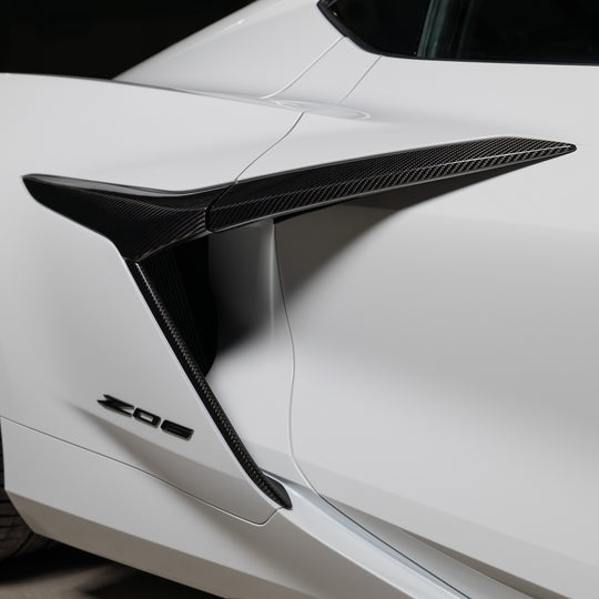 Carbon Fiber Side Intake Vent for Corvette C8 Z06